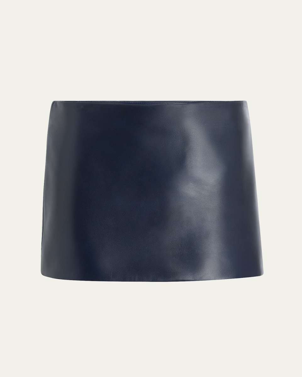 Jett Leather Mini Skirt